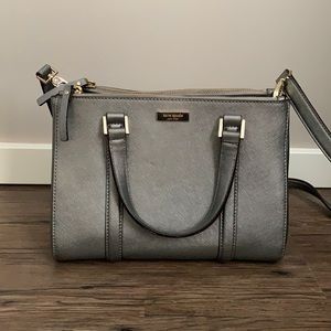 Kate Spade silver-grey purse